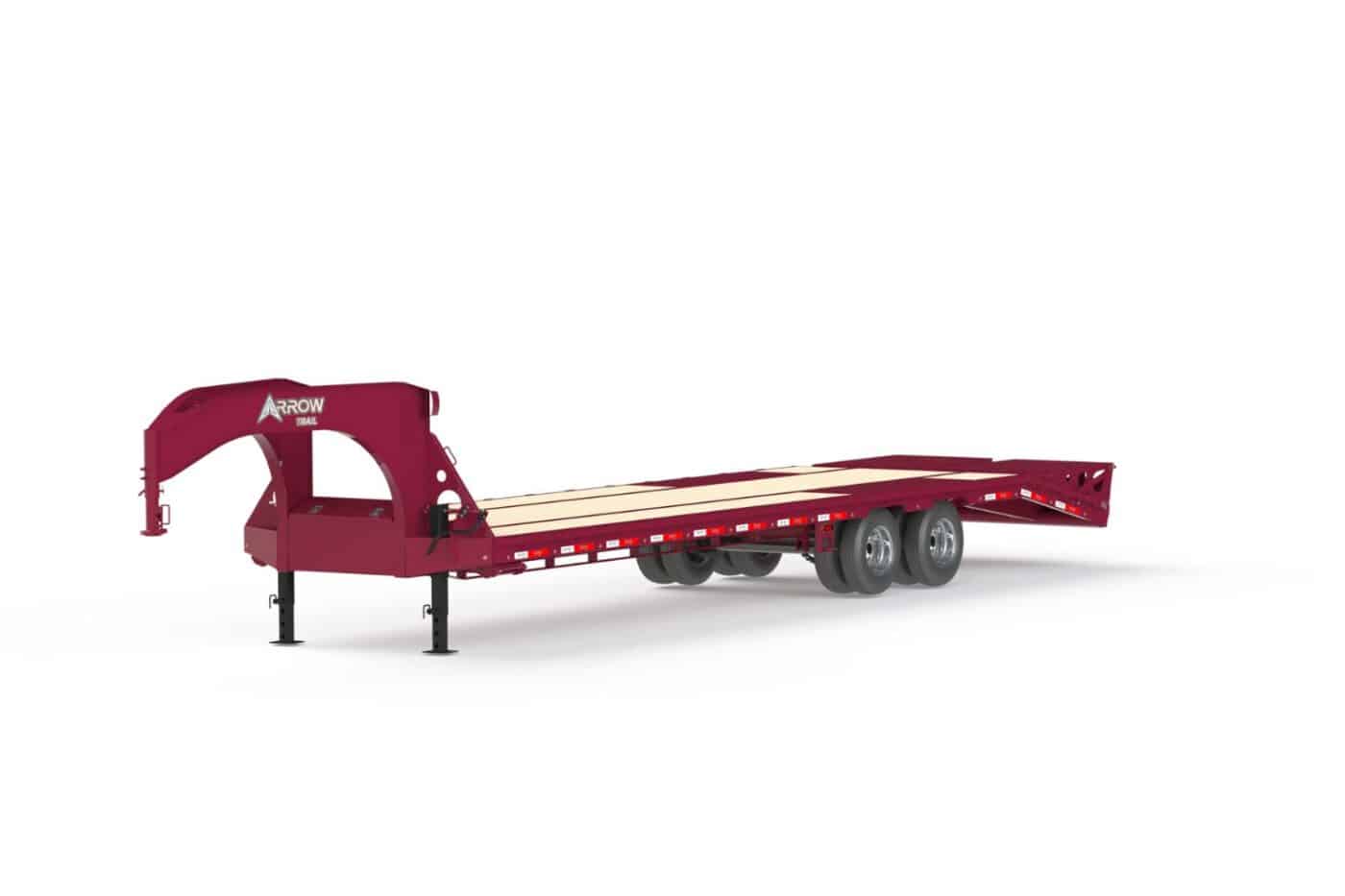 arrow trail gooseneck trailers